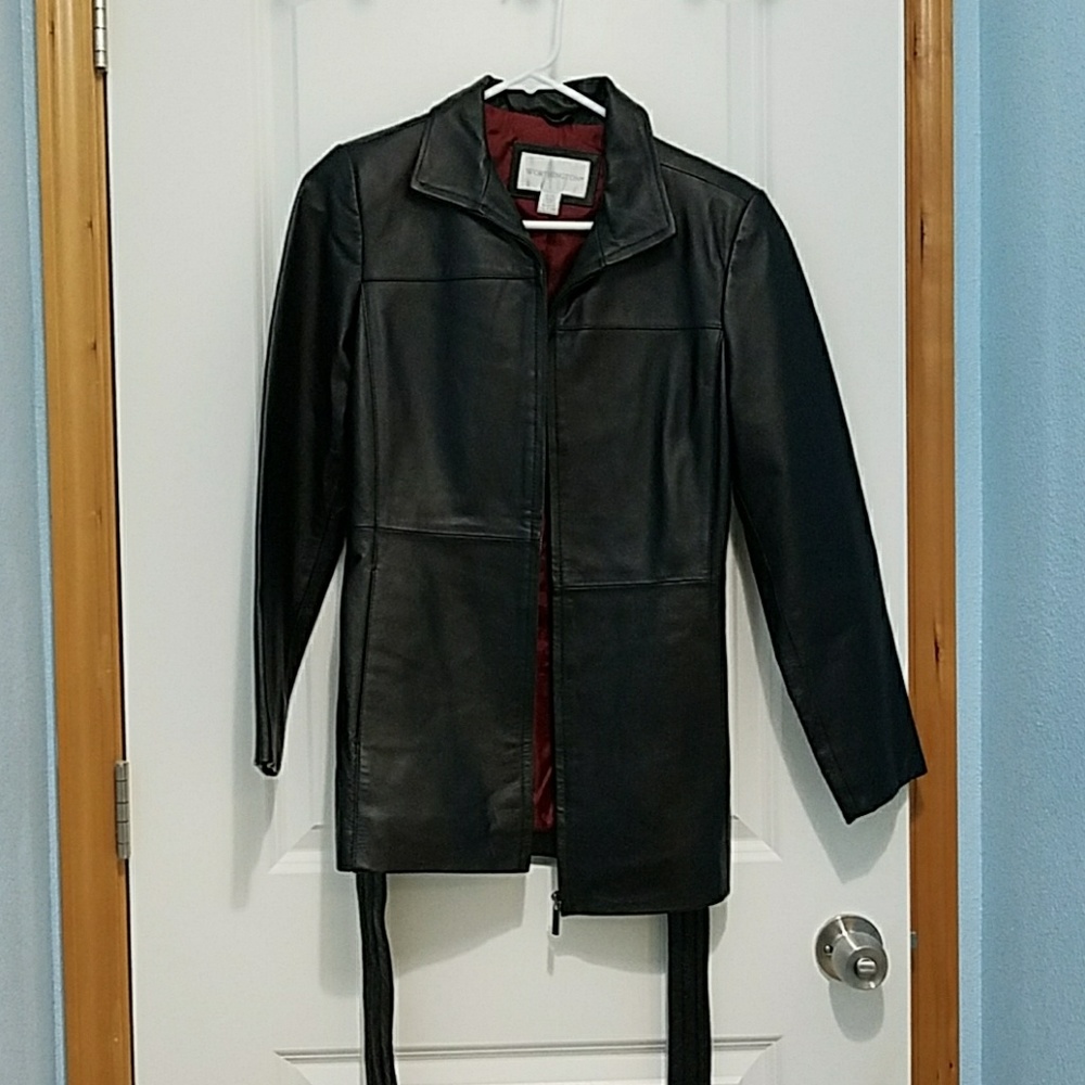 Worthington Women Leather Jacket